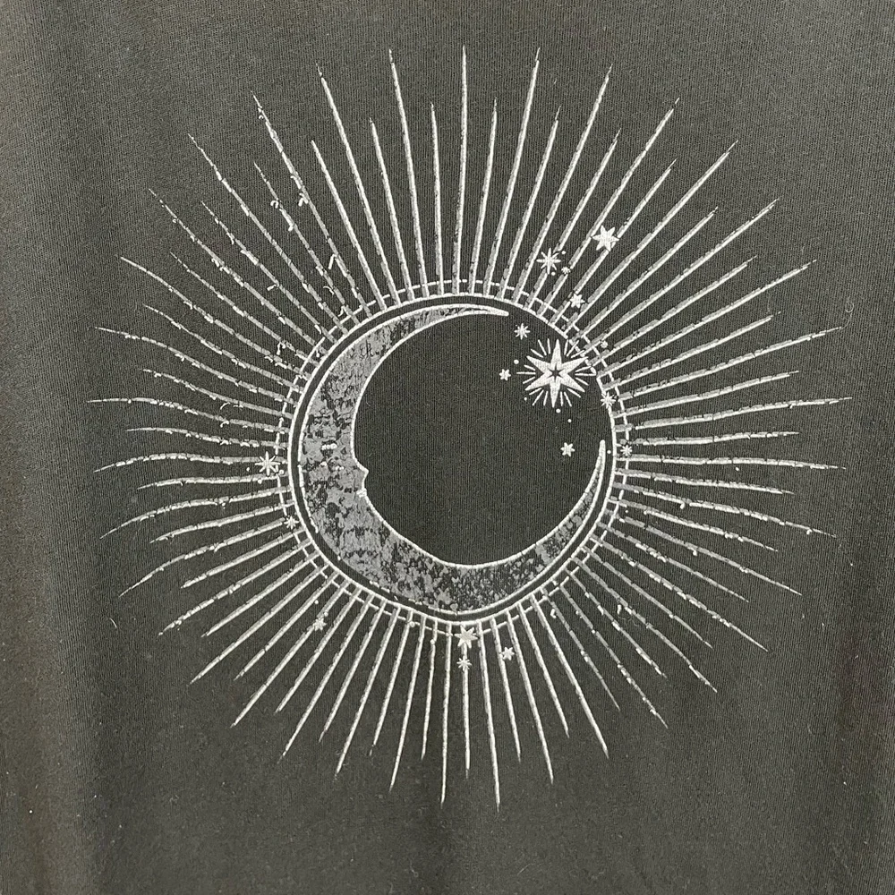 Torrid Performance Cotton Open Back Short Sleeve Active Tee Black Moon Size 1X - Picture 5 of 8